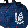 Bolsa de viaje con estampado de gofres