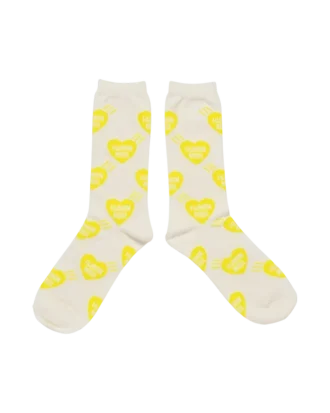 Calcetines con corazones
