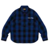 Camisa a cuadros con media cremallera