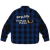 Camisa a cuadros con media cremallera