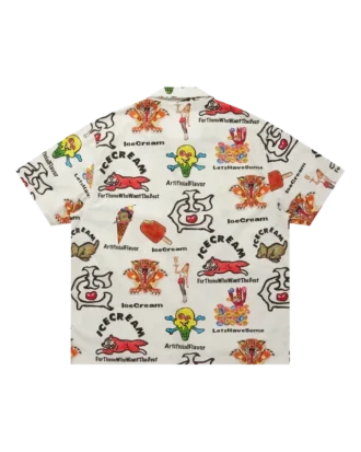 Camisa de cuello abierto