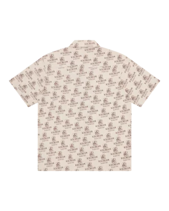 Camisa de manga corta con estampado repetido
