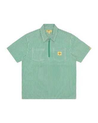 Camisa de trabajo con cremallera de un cuarto de Ic Services