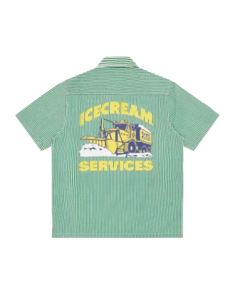 Camisa de trabajo con cremallera de un cuarto de Ic Services