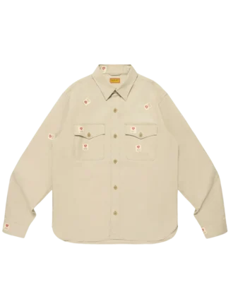Camisa de trabajo de estilo militar