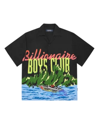 Camisa Horizon con cuello camp