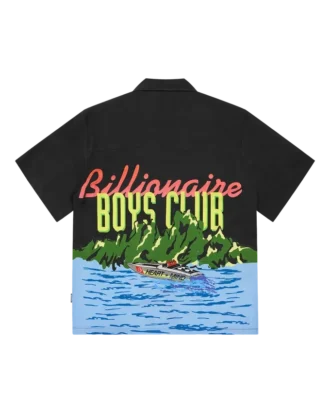 Camisa Horizon con cuello camp