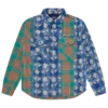 Camisa oversize acolchada con estampado de cuadros Diamonds & Dollars