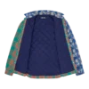 Camisa oversize acolchada con estampado de cuadros Diamonds & Dollars