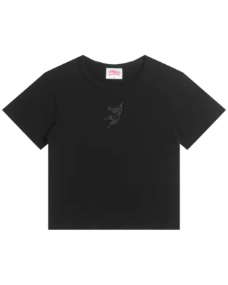 Camiseta clásica corta para mujer