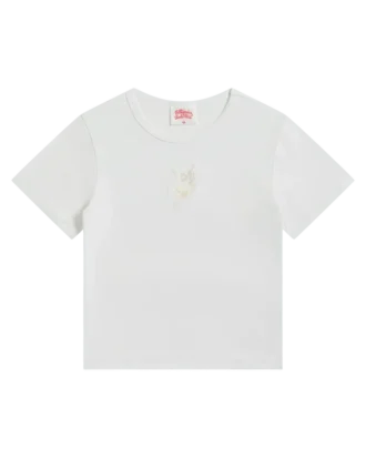 Camiseta clásica corta para mujer