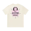 Camiseta con insignia rosa