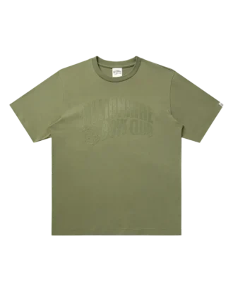Camiseta con logotipo flocado