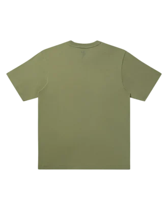 Camiseta con logotipo flocado