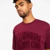 Camiseta con logotipo flocado