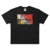 Camiseta con logotipo recto y degradado