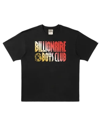 Camiseta con logotipo recto y degradado