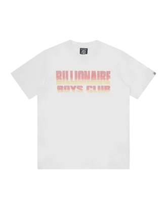 Camiseta con Straight Logo y degradado de diamantes