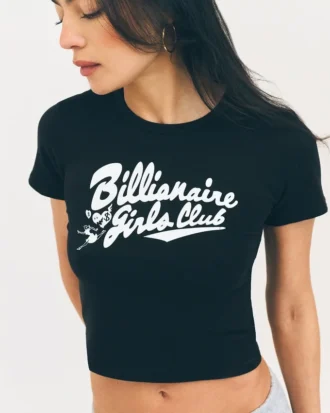 Camiseta corta Chaser Script para mujer