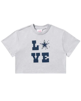 Camiseta corta de mujer de los Dallas Cowboys