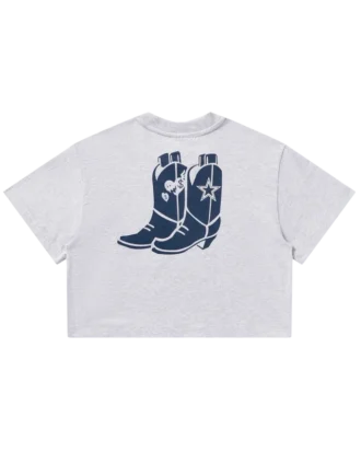 Camiseta corta de mujer de los Dallas Cowboys