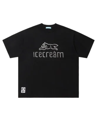 Camiseta de algodón con el Running Dog corriendo