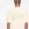 Camiseta de manga corta de punto con casco descolorido