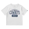 Camiseta de manga corta para niños con la mascota de los Dallas Cowboys