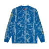 Camiseta de manga larga con estampado de camuflaje de árboles