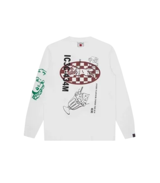 Camiseta de manga larga con múltiples gráficos