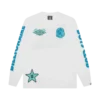 Camiseta de manga larga con múltiples gráficos