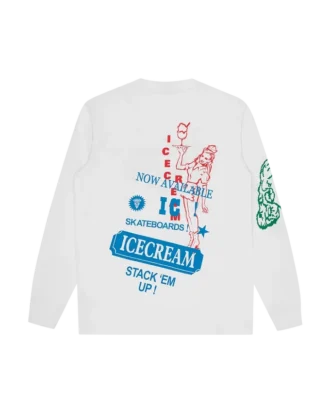 Camiseta de manga larga con múltiples gráficos