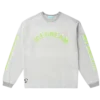 Camiseta de manga larga de algodón desgastado con Running Dog