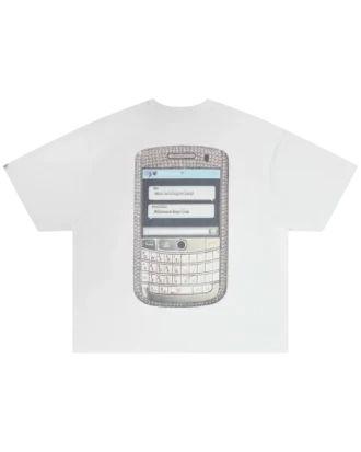 Camiseta de punto con texto
