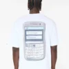 Camiseta de punto con texto