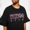 Camiseta de punto irregular con el logotipo Wynwood Neon