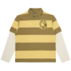 Camiseta de rugby de manga larga con rayas superpuestas y apliques Astro