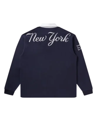 Camiseta de rugby de manga larga de los NY Yankees