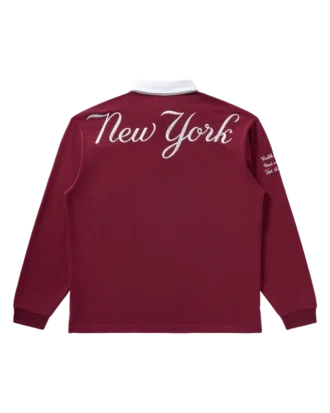 Camiseta de rugby de manga larga de los NY Yankees