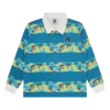 Camiseta de rugby infantil con estampado de camuflaje de robots