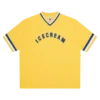 Camiseta deportiva universitaria con cuello en V