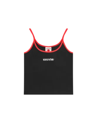 Camiseta sin mangas de contraste Soft Serve para mujer