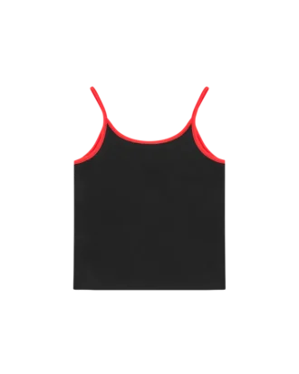 Camiseta sin mangas de contraste Soft Serve para mujer