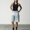 Camiseta sin mangas de mujer con cordones y estampado de Running Dog