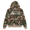 Capucha con cremallera Running Dog en camuflaje de bosque