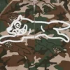 Capucha con cremallera Running Dog en camuflaje de bosque