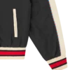 Chaqueta bomber de satén con Running Dog corriendo