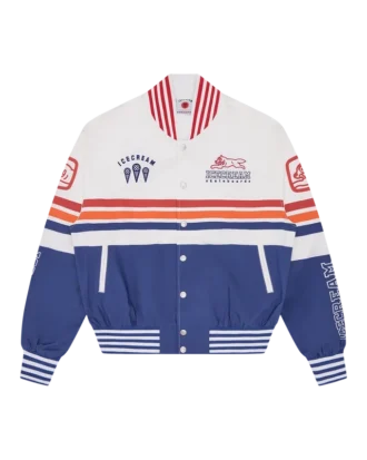 Chaqueta bomber ligera de estilo motero