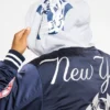 Chaqueta de estadio de satén de los NY Yankees