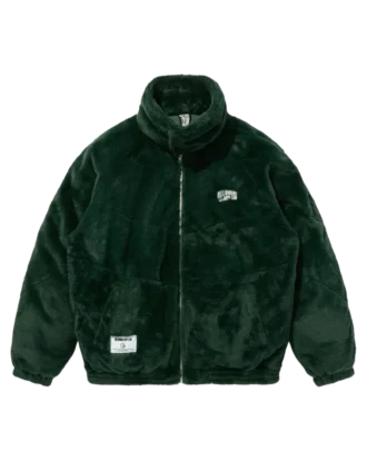 Chaqueta de plumón con pelo